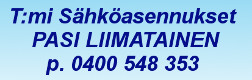 Tmi Sähköasennukset Pasi Liimatainen logo